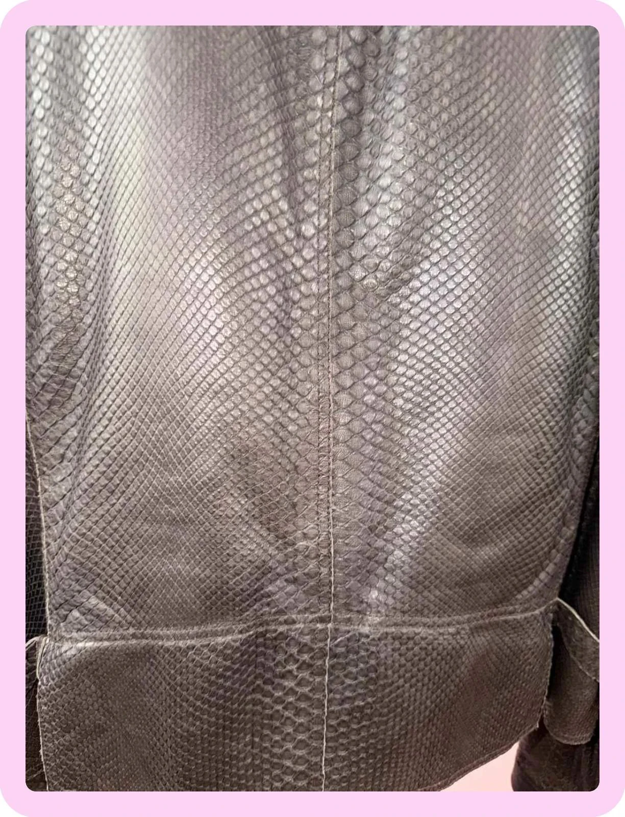 Casaco de couro modelo raro original Giorgio Armani tamanho xl – photo 11